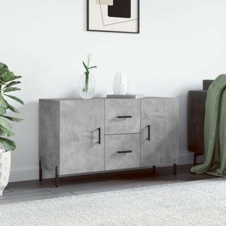 vidaXL Credenza Grigio Cemento 100x36x60 cm in Legno Multistrato