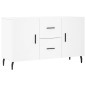 vidaXL Credenza Bianca 100x36x60 cm in Legno Multistrato vidaXL Credenza Bianca 100x36x60 cm in Legno Multistrato