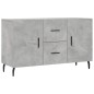 vidaXL Credenza Grigio Cemento 100x36x60 cm in Legno Multistrato vidaXL Credenza Grigio Cemento 100x36x60 cm in Legno Multistrato
