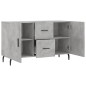 vidaXL Credenza Grigio Cemento 100x36x60 cm in Legno Multistrato vidaXL Credenza Grigio Cemento 100x36x60 cm in Legno Multistrato