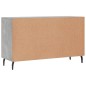 vidaXL Credenza Grigio Cemento 100x36x60 cm in Legno Multistrato vidaXL Credenza Grigio Cemento 100x36x60 cm in Legno Multistrato