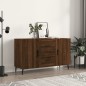 vidaXL Credenza Rovere Marrone 100x36x60 cm in Legno Multistrato vidaXL Credenza Rovere Marrone 100x36x60 cm in Legno Multistrato