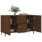 vidaXL Credenza Rovere Marrone 100x36x60 cm in Legno Multistrato vidaXL Credenza Rovere Marrone 100x36x60 cm in Legno Multistrato