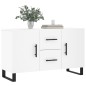 vidaXL Credenza Bianca 100x36x60 cm in Legno Multistrato vidaXL Credenza Bianca 100x36x60 cm in Legno Multistrato