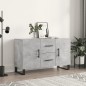 vidaXL Credenza Grigio Cemento 100x36x60 cm in Legno Multistrato vidaXL Credenza Grigio Cemento 100x36x60 cm in Legno Multistrato