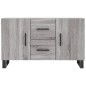 vidaXL Credenza Grigio Sonoma 100x36x60 cm in Legno Multistrato vidaXL Credenza Grigio Sonoma 100x36x60 cm in Legno Multistrato