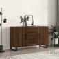 vidaXL Credenza Rovere Marrone 100x36x60 cm in Legno Multistrato vidaXL Credenza Rovere Marrone 100x36x60 cm in Legno Multistrato