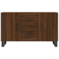 vidaXL Credenza Rovere Marrone 100x36x60 cm in Legno Multistrato vidaXL Credenza Rovere Marrone 100x36x60 cm in Legno Multistrato