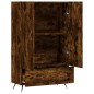 vidaXL Credenza Rovere Fumo 69,5x31x115 cm in Legno Multistrato vidaXL Credenza Rovere Fumo 69,5x31x115 cm in Legno Multistrato