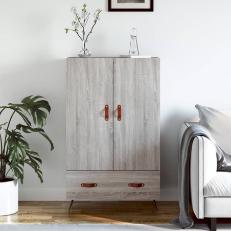 vidaXL Credenza Grigio Sonoma 69,5x31x115 cm in Legno Multistrato