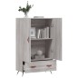 vidaXL Credenza Grigio Sonoma 69,5x31x115 cm in Legno Multistrato vidaXL Credenza Grigio Sonoma 69,5x31x115 cm in Legno Multistrato
