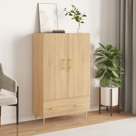 vidaXL Credenza Rovere Sonoma 69,5x31x115 cm in Legno Multistrato