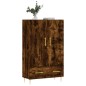 vidaXL Credenza Rovere Fumo 69,5x31x115 cm in Legno Multistrato vidaXL Credenza Rovere Fumo 69,5x31x115 cm in Legno Multistrato