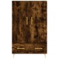 vidaXL Credenza Rovere Fumo 69,5x31x115 cm in Legno Multistrato vidaXL Credenza Rovere Fumo 69,5x31x115 cm in Legno Multistrato