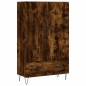 vidaXL Credenza Rovere Fumo 69,5x31x115 cm in Legno Multistrato vidaXL Credenza Rovere Fumo 69,5x31x115 cm in Legno Multistrato