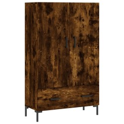 vidaXL Credenza Rovere Fumo 69,5x31x115 cm in Legno Multistrato
