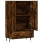 vidaXL Credenza Rovere Fumo 69,5x31x115 cm in Legno Multistrato vidaXL Credenza Rovere Fumo 69,5x31x115 cm in Legno Multistrato