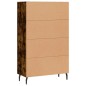 vidaXL Credenza Rovere Fumo 69,5x31x115 cm in Legno Multistrato vidaXL Credenza Rovere Fumo 69,5x31x115 cm in Legno Multistrato