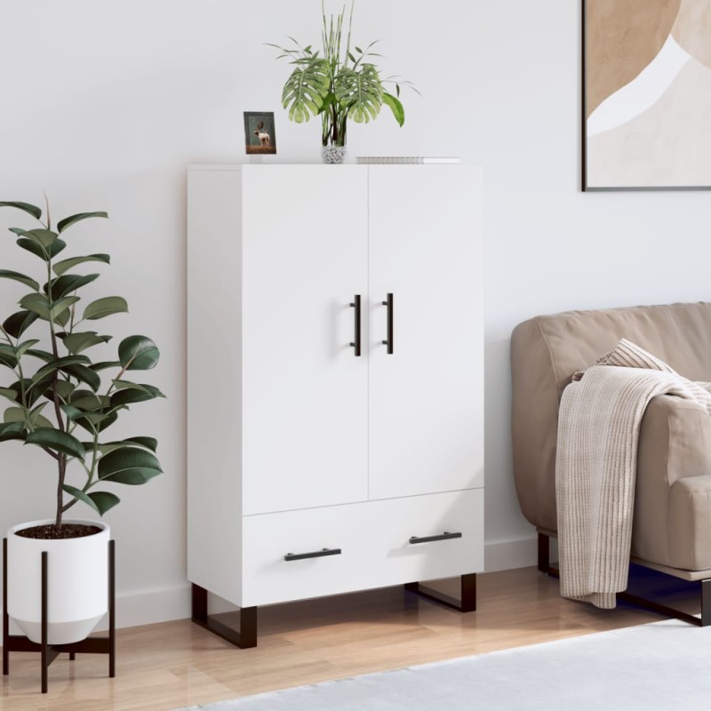 vidaXL Credenza Bianca 69,5x31x115 cm in Legno Multistrato vidaXL Credenza Bianca 69,5x31x115 cm in Legno Multistrato