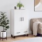 vidaXL Credenza Bianca 69,5x31x115 cm in Legno Multistrato vidaXL Credenza Bianca 69,5x31x115 cm in Legno Multistrato