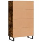 vidaXL Credenza Rovere Fumo 69,5x31x115 cm in Legno Multistrato vidaXL Credenza Rovere Fumo 69,5x31x115 cm in Legno Multistrato