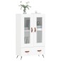 vidaXL Credenza Bianca 69,5x31x115 cm in Legno Multistrato vidaXL Credenza Bianca 69,5x31x115 cm in Legno Multistrato