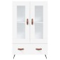 vidaXL Credenza Bianca 69,5x31x115 cm in Legno Multistrato vidaXL Credenza Bianca 69,5x31x115 cm in Legno Multistrato
