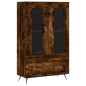 vidaXL Credenza Rovere Fumo 69,5x31x115 cm in Legno Multistrato vidaXL Credenza Rovere Fumo 69,5x31x115 cm in Legno Multistrato