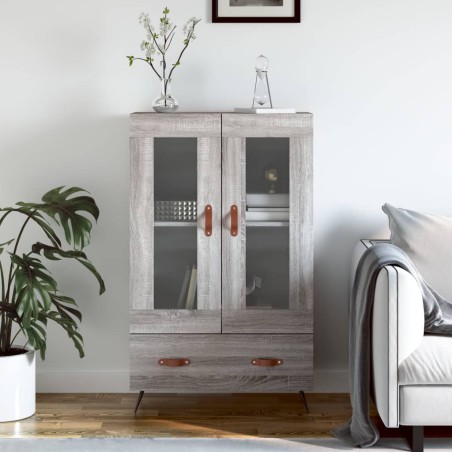 vidaXL Credenza Grigio Sonoma 69,5x31x115 cm in Legno Multistrato