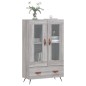 vidaXL Credenza Grigio Sonoma 69,5x31x115 cm in Legno Multistrato vidaXL Credenza Grigio Sonoma 69,5x31x115 cm in Legno Multistrato