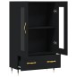 vidaXL Credenza Nera 69,5x31x115 cm in Legno Multistrato vidaXL Credenza Nera 69,5x31x115 cm in Legno Multistrato