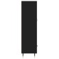 vidaXL Credenza Nera 69,5x31x115 cm in Legno Multistrato vidaXL Credenza Nera 69,5x31x115 cm in Legno Multistrato