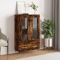 vidaXL Credenza Rovere Fumo 69,5x31x115 cm in Legno Multistrato vidaXL Credenza Rovere Fumo 69,5x31x115 cm in Legno Multistrato