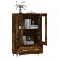 vidaXL Credenza Rovere Fumo 69,5x31x115 cm in Legno Multistrato vidaXL Credenza Rovere Fumo 69,5x31x115 cm in Legno Multistrato