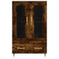 vidaXL Credenza Rovere Fumo 69,5x31x115 cm in Legno Multistrato vidaXL Credenza Rovere Fumo 69,5x31x115 cm in Legno Multistrato