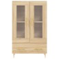 vidaXL Credenza Rovere Sonoma 69,5x31x115 cm in Legno Multistrato vidaXL Credenza Rovere Sonoma 69,5x31x115 cm in Legno Multistrato