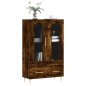 vidaXL Credenza Rovere Fumo 69,5x31x115 cm in Legno Multistrato vidaXL Credenza Rovere Fumo 69,5x31x115 cm in Legno Multistrato