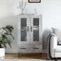 vidaXL Credenza Grigio Cemento 69,5x31x115 cm in Legno Multistrato vidaXL Credenza Grigio Cemento 69,5x31x115 cm in Legno Multistrato