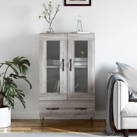 vidaXL Credenza Grigio Sonoma 69,5x31x115 cm in Legno Multistrato