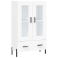 vidaXL Credenza Bianca 69,5x31x115 cm in Legno Multistrato vidaXL Credenza Bianca 69,5x31x115 cm in Legno Multistrato