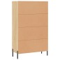 vidaXL Credenza Rovere Sonoma 69,5x31x115 cm in Legno Multistrato vidaXL Credenza Rovere Sonoma 69,5x31x115 cm in Legno Multistrato