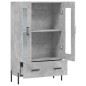 vidaXL Credenza Grigio Cemento 69,5x31x115 cm in Legno Multistrato vidaXL Credenza Grigio Cemento 69,5x31x115 cm in Legno Multistrato