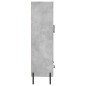 vidaXL Credenza Grigio Cemento 69,5x31x115 cm in Legno Multistrato vidaXL Credenza Grigio Cemento 69,5x31x115 cm in Legno Multistrato