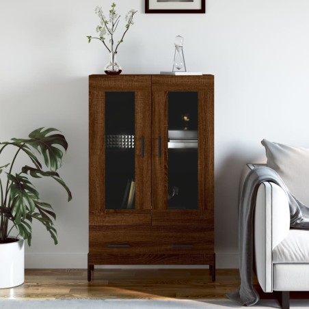 vidaXL Credenza Rovere Marrone 69,5x31x115 cm in Legno Multistrato