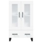 vidaXL Credenza Bianca 69,5x31x115 cm in Legno Multistrato vidaXL Credenza Bianca 69,5x31x115 cm in Legno Multistrato