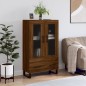 vidaXL Credenza Rovere Marrone 69,5x31x115 cm in Legno Multistrato