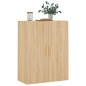 vidaXL Mobile a Parete Rovere Sonoma 69,5x34x90 cm
