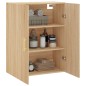 vidaXL Mobile a Parete Rovere Sonoma 69,5x34x90 cm