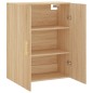 vidaXL Mobile a Parete Rovere Sonoma 69,5x34x90 cm