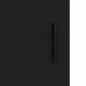 vidaXL Mobile a Parete Nero 69,5x34x90 cm